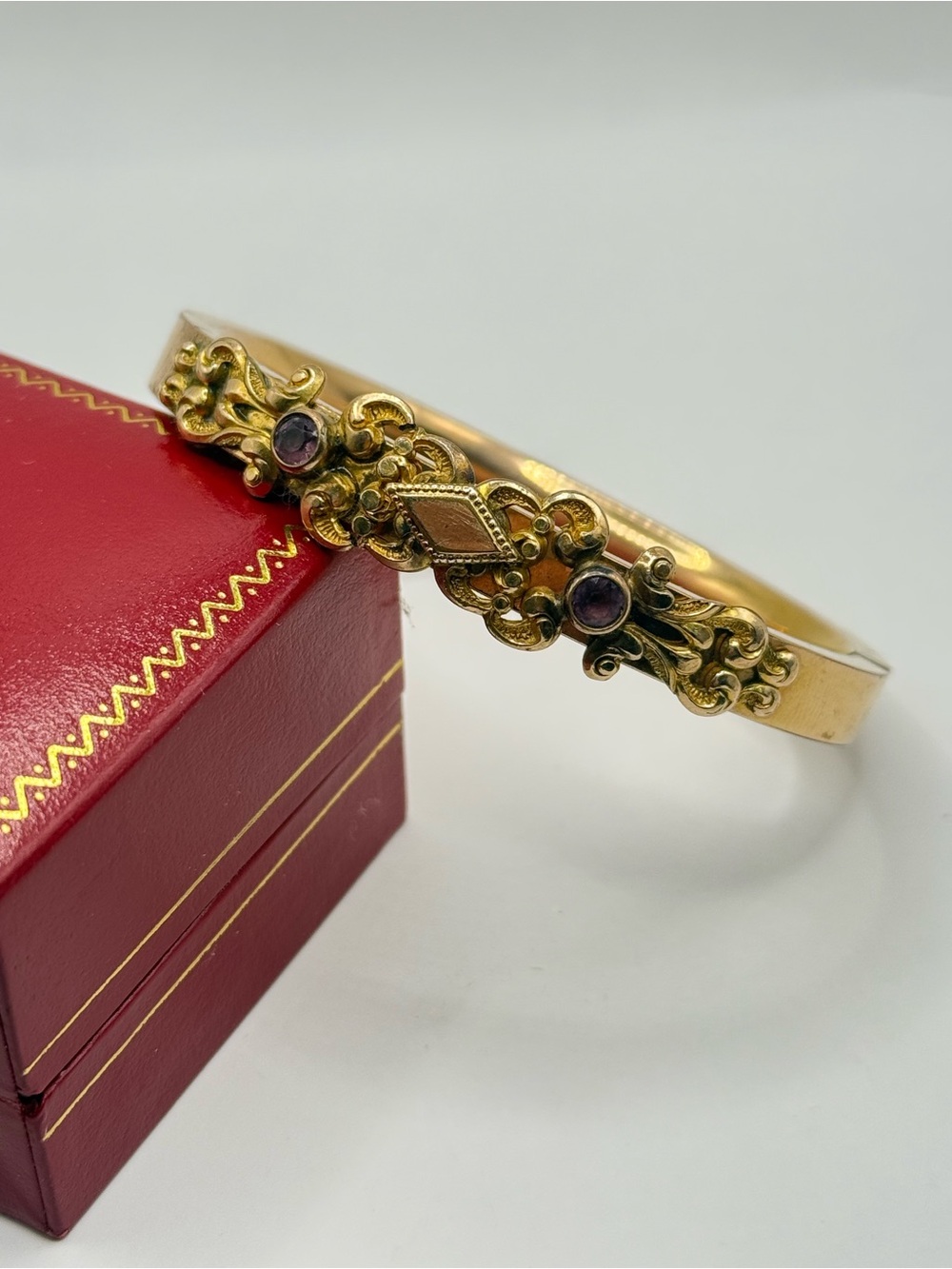 Old Victorian Gold Filled SO Bigney & Co Bracelet 7 inch